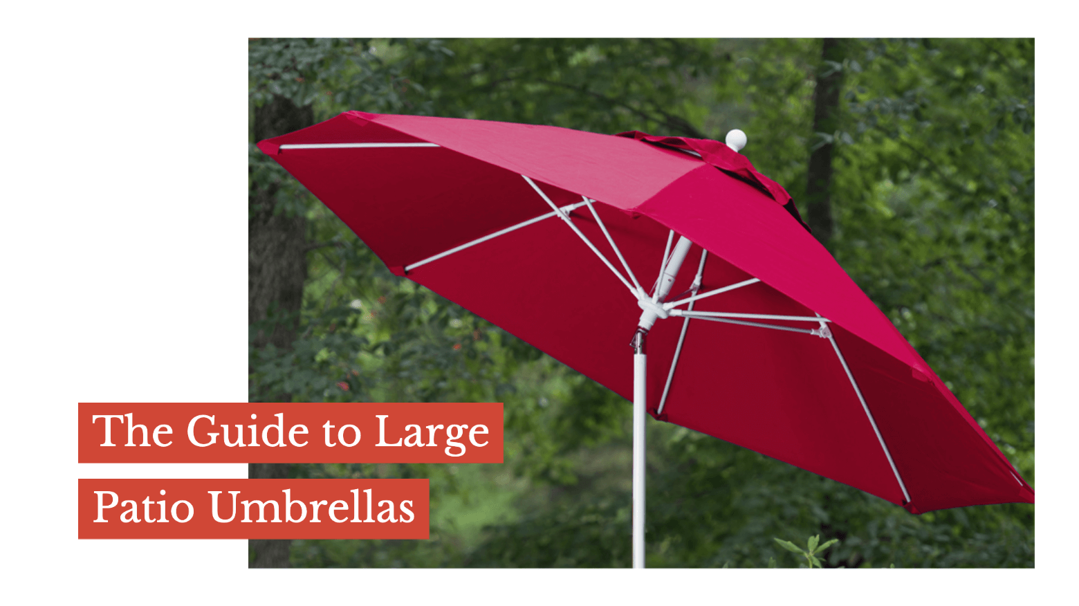 The Guide To Large Patio Umbrellas Sunniland Patio Patio Furniture   B146 Cover 1 