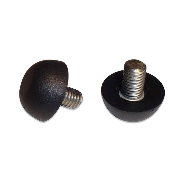 8MM x 1.25 Thread Stainless Steel Stud Adjustable Glide Black