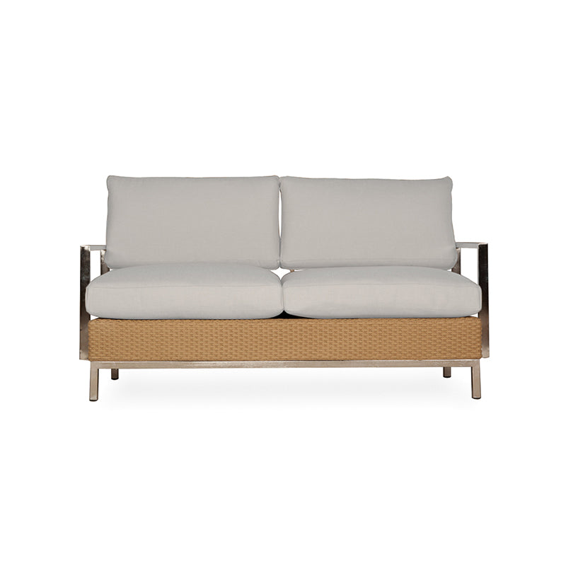 Lloyd Flanders Elements Settee with Stainless Steel Arms and Back elements-settee-with-stainless-steel-arms-and-back Lloyd Flanders Lloyd-Flanders-Elements-Settee-with-Stainless-Steel-Arms-and-Back-2.jpg